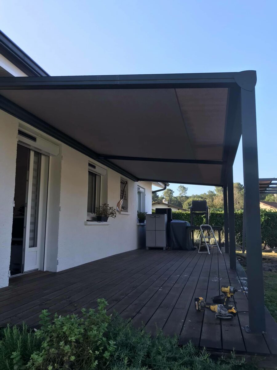 BASSIN FERMETURES Menuiserie Bassin Darcachon Pergola Toile
